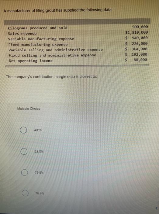 Wight Corporation Has Provided Its Contribution Format Income Statement For June The Company Produces And Sells A Singl 1