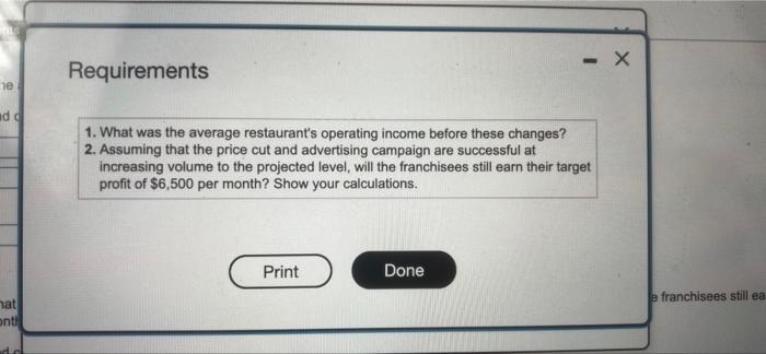 Before Franchising Her Global Chopsticks Restaurant Concept Owner Lei Wong Had Made The Following Assumptions Click Th 9