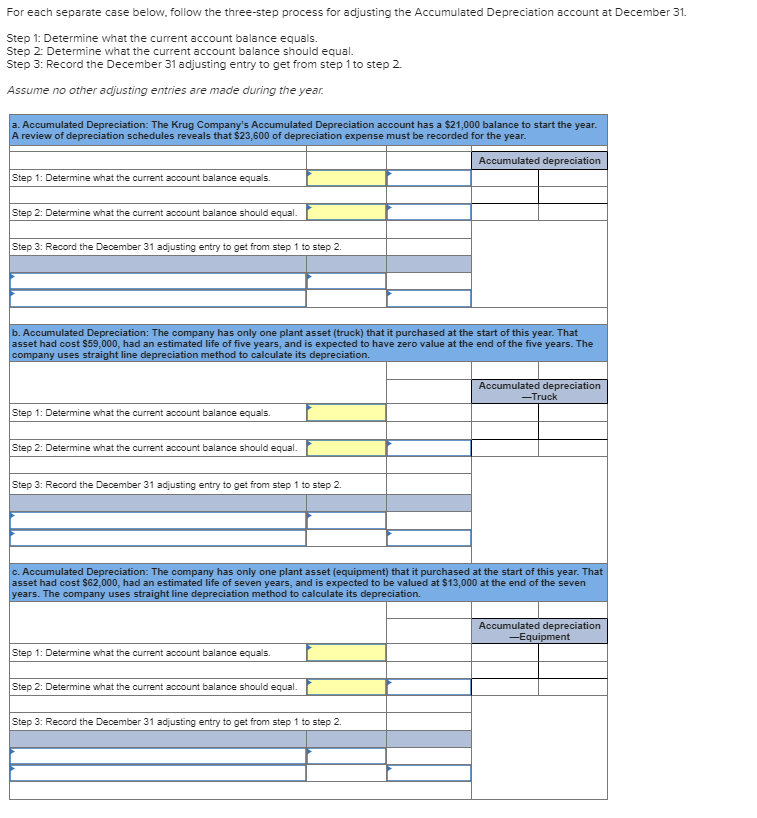 Qs 3 5 Algo Prepaid Deferred Expenses Adjustments Lo P1 For Each Separate Case Below Follow The Three Step Process 2