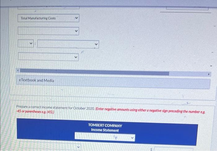 Tombert Company Is A Manufacturer Of Computers Its Controller Resigned In October 2020 An Inexperienced Assistant Acco 5