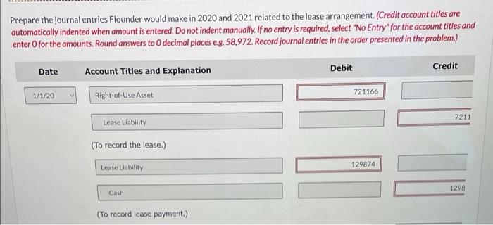 Monty Leasing Company Agrees To Lease Equipment To Flounder Corporation On January 1 2020 The Following Information Re 4