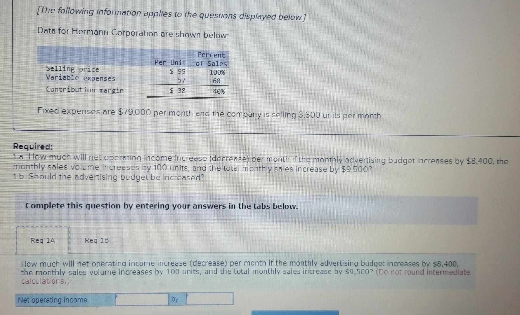 The Following Information Applies To The Questions Displayed Below Data For Hermann Corporation Are Shown Below Perc 1