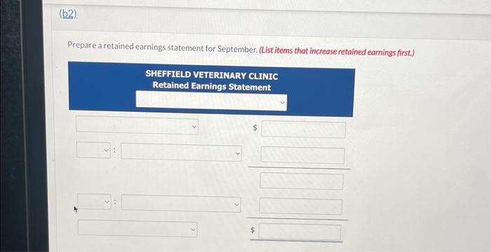 On August 31 The Balance Sheet Of Sheffield Veterinary Clinic Showed Cash 10 260 Accounts Receivable 1 938 Supplies 4