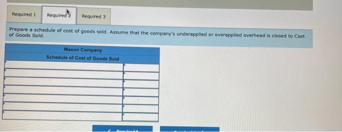 The Following Data From The Just Completed Year Are Taken From The Accounting Records Of Mason Company Sales Direct Lab 3