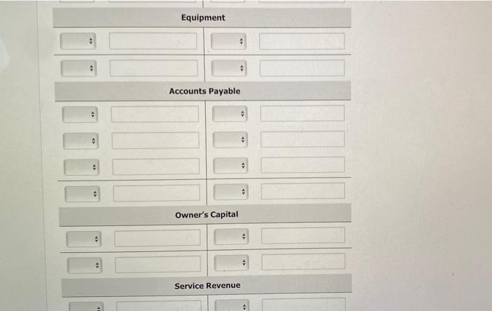 Post The Transactions To T Accounts 3