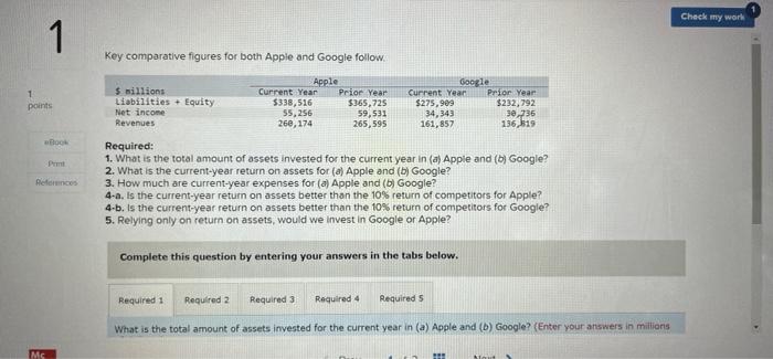 1 1 Points Book Print References Mc Key Comparative Figures For Both Apple And Google Follow Apple Millions Current 1