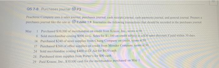 Qs7 9 Identifying Journal Of Entry Ap1 Ap2 P3 Epa Refer To E Qs7 8 And For Each Of The Transactions Identify The Journa 1