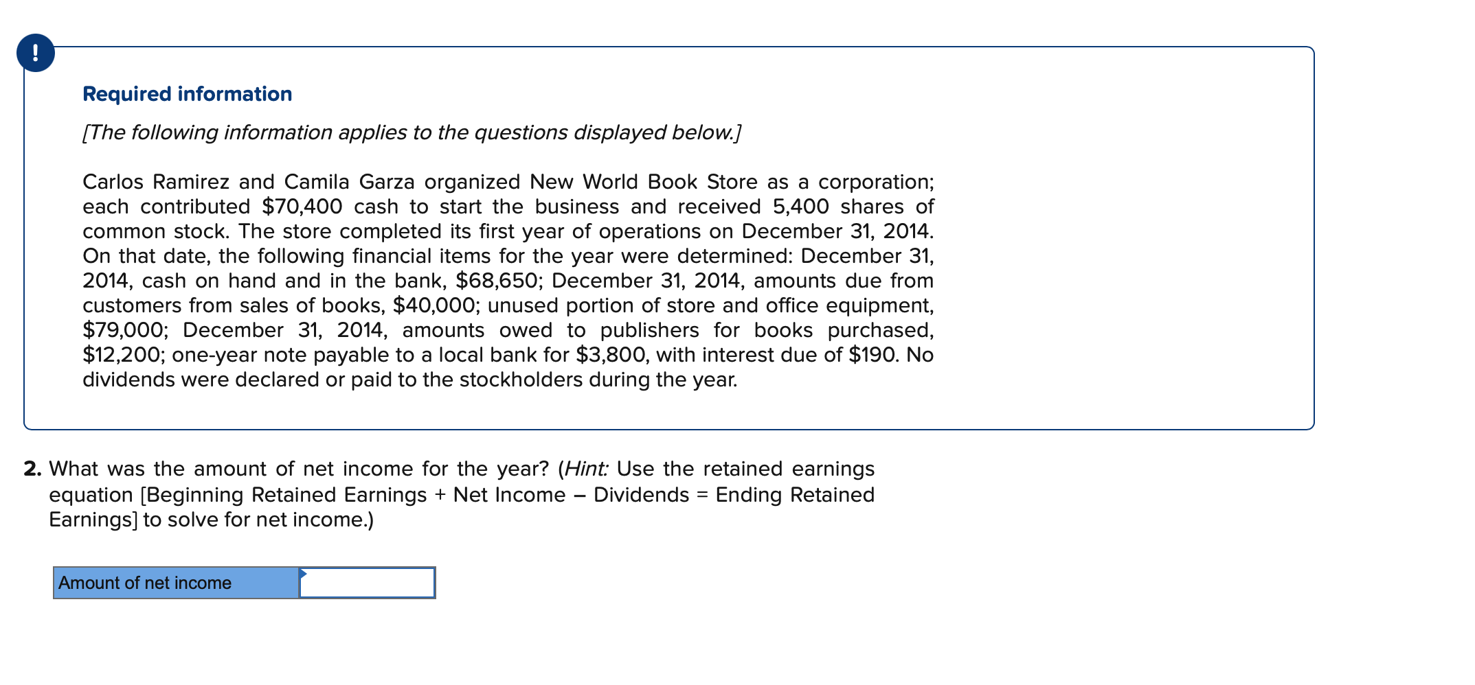 Required Information The Following Information Applies To The Questions Displayed Below Carlos Ramirez And Camila G 1
