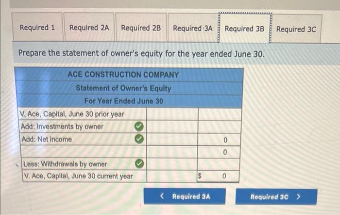 Ace Construction Company Unadjusted Trial Balance June 30 Number Account Title Cash 181 126 Supplies 128 Prepaid Insuran 5