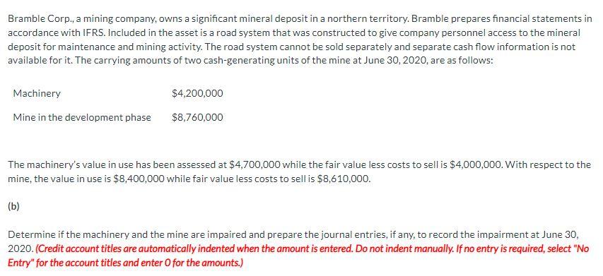 Bramble Corp A Mining Company Owns A Significant Mineral Deposit In A Northern Territory Bramble Prepares Financial 1