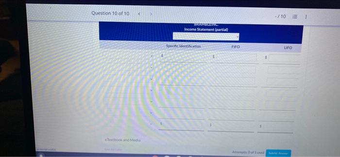 Ac114 Unit 9 Lab Assignment Question 10 Of 10 10 View Policies Current Attempt In Progress You Have The Following Info 5