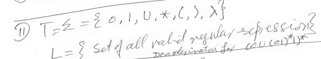 Theory Of Automata Computer Science Find The Context Free Grammar For The Following 1