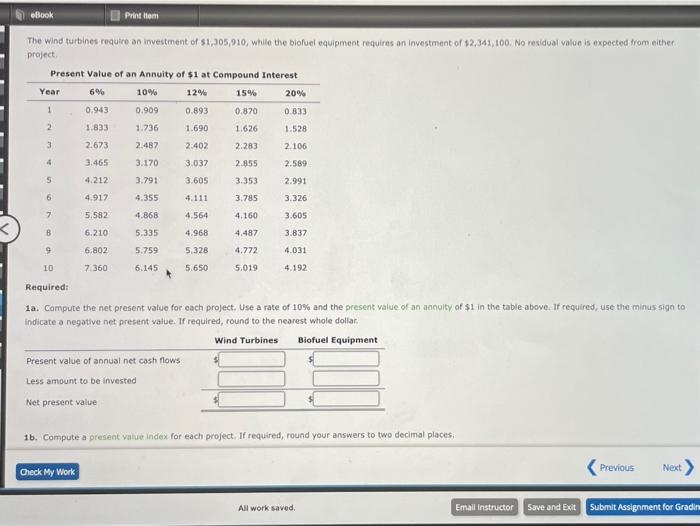 Ebook Print Item Net Present Value Method Internal Rate Of Return Method And Analysis For A Service Company The Manage 2