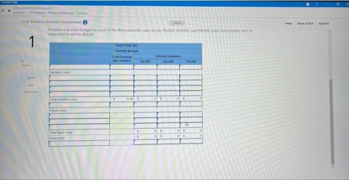 Covert App Mon Com Q10 Vie Mus Age Conve Lo8 Variance Analysis Assignment Exercise 11 7 Preparing Flexible Budgets Lo2 2