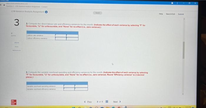 Covert App Mon Com Q10 Vie Mus Age Conve Lo8 Variance Analysis Assignment Exercise 11 7 Preparing Flexible Budgets Lo2 5