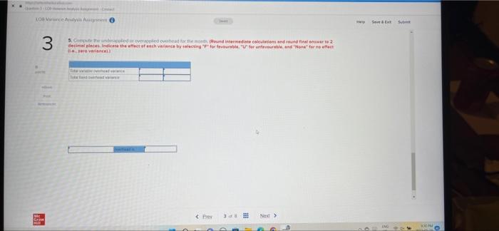 Covert App Mon Com Q10 Vie Mus Age Conve Lo8 Variance Analysis Assignment Exercise 11 7 Preparing Flexible Budgets Lo2 7