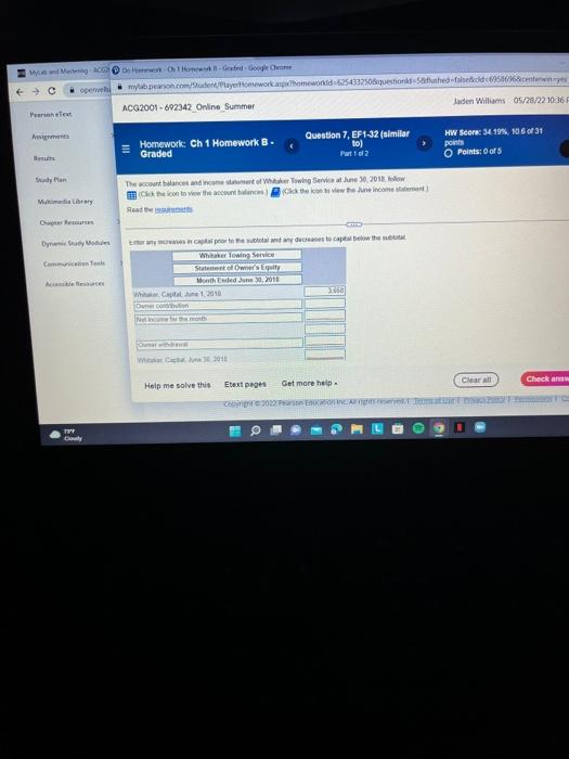 D X Ac Hort Ch 1 Homewordt Graded Google Chrome Mylabpearson Com Student Playerhomework Aspx Homeworkld 625433250 Questi 3