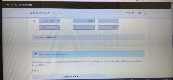 Question 22 Of 22 Current Attempt In Progress On December 31 The Capital Balances And Profit And Loss Ratios In The 5