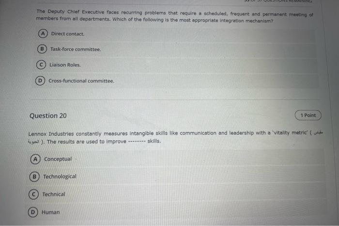 As Remaining The Deputy Chief Executive Faces Recurring Problems That Require A Scheduled Frequent And Permanent Meetin 1