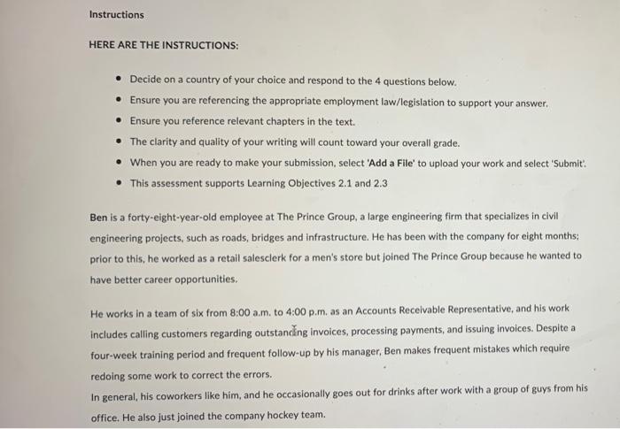Instructions Here Are The Instructions Decide On A Country Of Your Choice And Respond To The 4 Questions Below Ensur 1