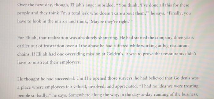 Elijah Gold And His Restaurant Elijah Gold Knew Exactly What To Expect He Knew How His Employees Felt About Him That S 3