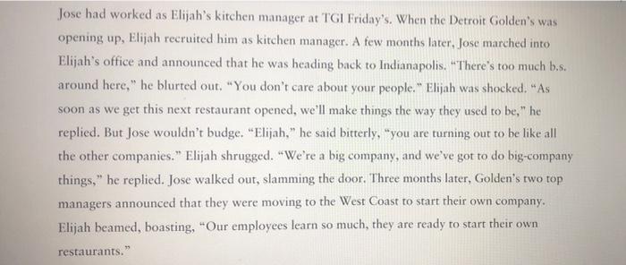 Elijah Gold And His Restaurant Elijah Gold Knew Exactly What To Expect He Knew How His Employees Felt About Him That S 10