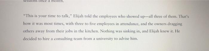 Elijah Gold And His Restaurant Elijah Gold Knew Exactly What To Expect He Knew How His Employees Felt About Him That S 15