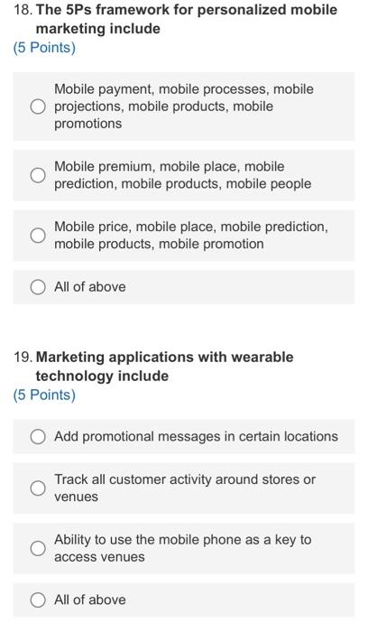 18 The 5ps Framework For Personalized Mobile Marketing Include 5 Points Mobile Payment Mobile Processes Mobile Proj 1