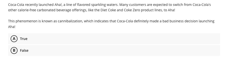 Coca Cola Recently Launched Aha A Line Of Flavored Sparkling Waters Many Customers Are Expected To Switch From Coca C 1