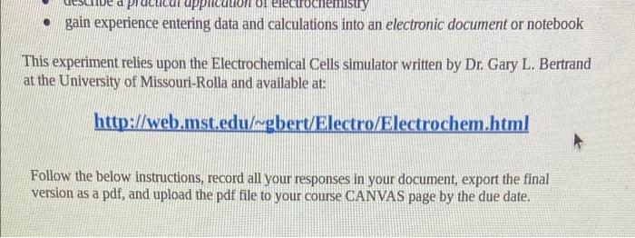 Ucal Applic Cirochemistry Gain Experience Entering Data And Calculations Into An Electronic Document Or Notebook This 1