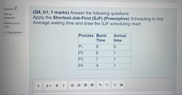 Question 6 Not Yet Answered Marked Out Of 1 00 Flag Question Q5 B1 1 Marks Answer The Following Questions Apply The 2