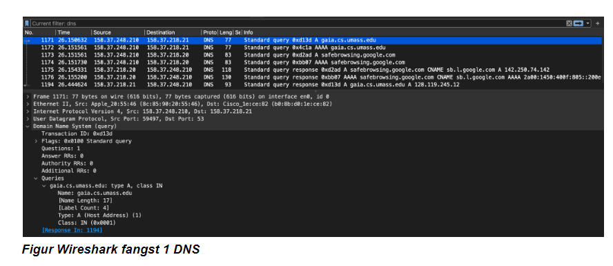 Explain As Much As Possible About What Is Going On Infigurewireshark Capture 1 Dnsandfigure Wireshark Capture 2 Http Mo 1