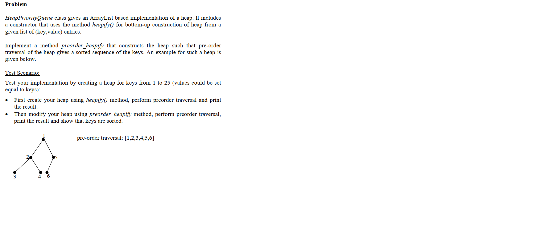 Problem Heappriority Queue Class Gives An Arraylist Based Implementation Of A Heap It Includes A Constructor That Uses 1