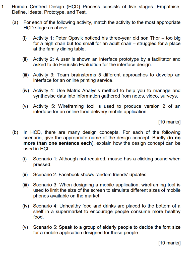 Answer To Question B Please 1