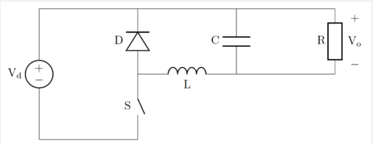 The Circuit Below Shows A Dc Dc Converter Assume That The Inverter Operates In Continuous Line Mode Ccm Ie The Coil 1