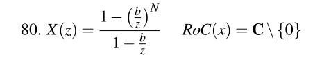 80 Consider The Discrete Time Signal X X N 0 B 0 N N 1 Otherwise Where B R And N Is A Positive Integer Use 2