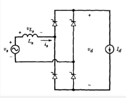The Single Phase Thyristor Rectifier Shown In The Figure Below Is Fed With An Ac Voltage Of 230vrms At 50hz And Supplies 1