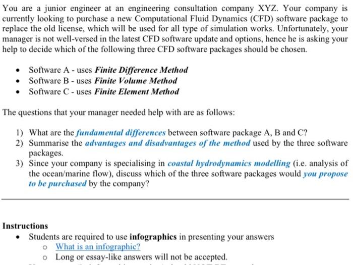 You Are A Junior Engineer At An Engineering Consultation Company Xyz Your Company Is Currently Looking To Purchase A Ne 1