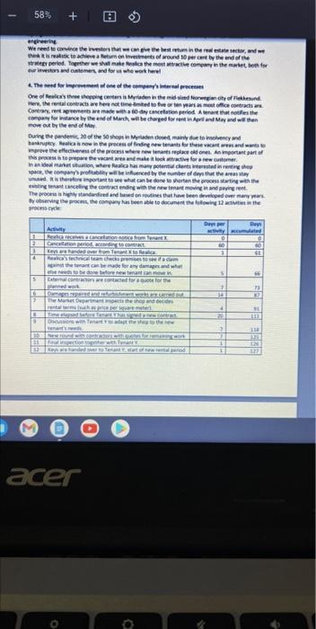Question 1 25 Identify Critical Success Factors In Realica Properties Asa S Strategy From 2022 2026 And Place Them In 4