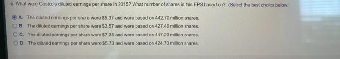 Find Online The Annual 10 K Report For Costco Wholesale Corporation Cost For Fiscal Year 2015 Filed In October 2015 3
