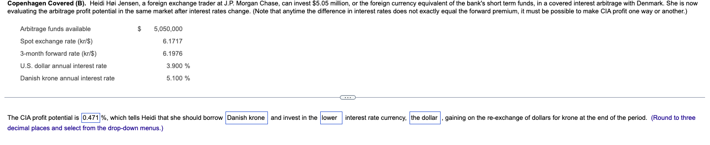 Copenhagen Covered B Heidi Hoi Jensen A Foreign Exchange Trader At J P Morgan Chase Can Invest 5 05 Million Or T 1