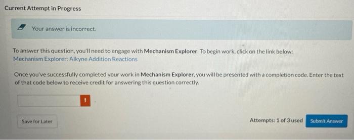 Mechanism Explorer Sketch And Submission Reaction Explorer Help Intermediate Product Intermediate Reactant Dor Appl 2