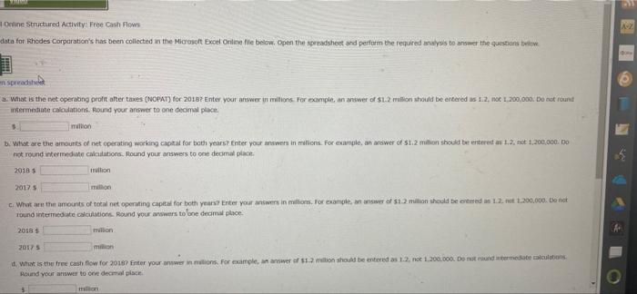 K 1 Deline Structured Activity Free Cash Flows A Z Data For Rhodes Corporation S Has Been Collected In The Microsoft Ex 1