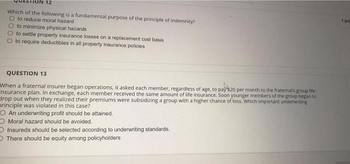 Question 20 Arjam Insurance Company Has An Overall Operating Ratio Of 1 2 Based On This Which Of The Following Statemen 2