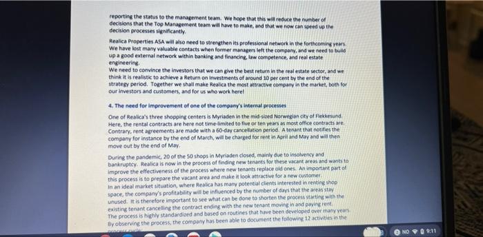 3 Summary Of Realica Properties Strategy Plan For 2022 2026 After Many Years Of Steady Rental Revenue Increase A Good 3