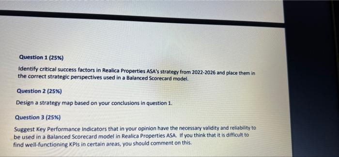 3 Summary Of Realica Properties Strategy Plan For 2022 2026 After Many Years Of Steady Rental Revenue Increase A Good 5