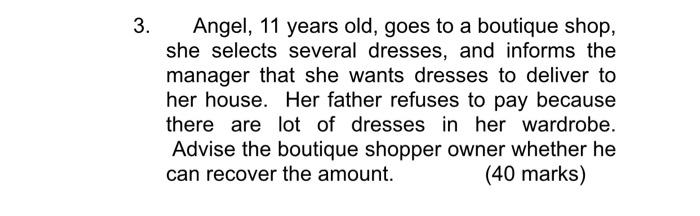 3 Angel 11 Years Old Goes To A Boutique Shop She Selects Several Dresses And Informs The Manager That She Wants Dre 1