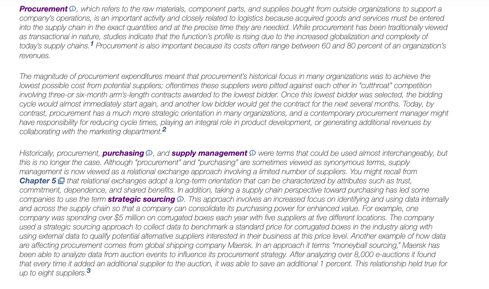 Procurement Which Refers To The Raw Materials Component Parts And Supplies Bought From Outside Organizations To Suppo 1
