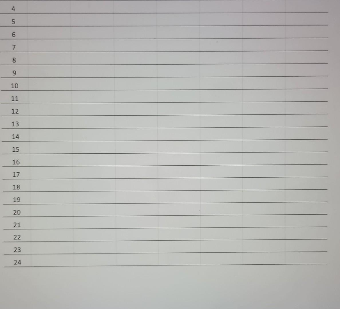 Assignment 4 Production And Costs 1 Let Q L 6l L 6 With Costs 300 100l A Complete The Table On The Nex 3
