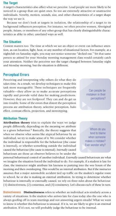 The Target A Target S Characteristics Also Affect What We Perceive Loud People Are More Likely To Be Noticed In A Group 1